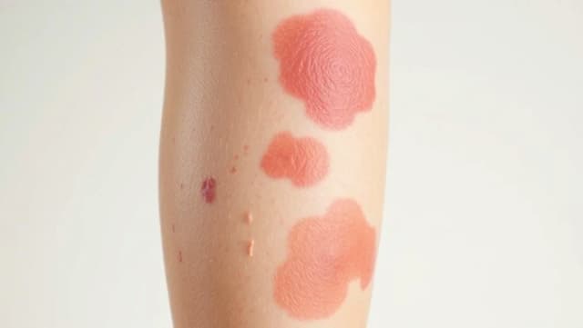 Röda prickar på kroppen som kliar